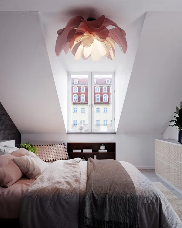 Lou Lou Loftslampe Rosa