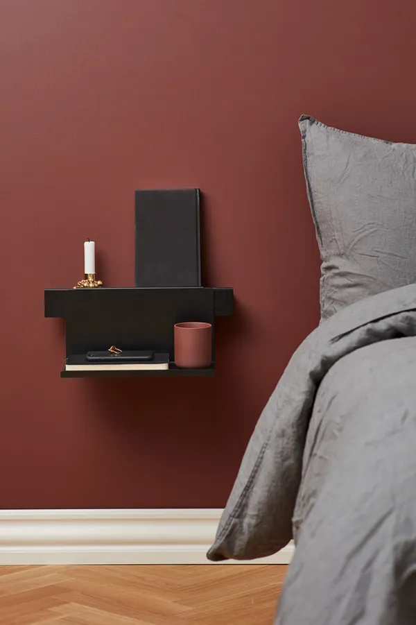 Flex Sidebord Til Magnetisk Hylle Svart