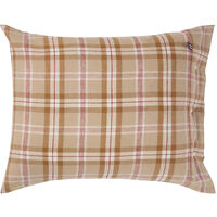 Checked Pudebetræk 50x60 cm Fudge / Beige / Figen