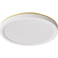 Plafon 20 Vegg-/Taklampe Hvit / Messing