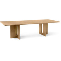 Androgyne Ruokapöytä Suorakulmainen Natural Oak 280x110 cm