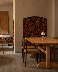 Puffin Matbord 200x95 cm Massiv Naturlig Ek