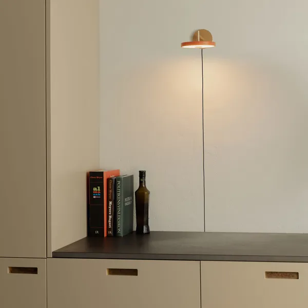 Asteria Vägglampa Kort Nuance Orange