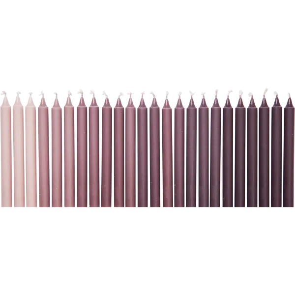 Ombre Stearinlys 24-pk Khaki
