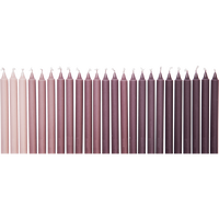 Ombre Stearinlys 24-pk Khaki