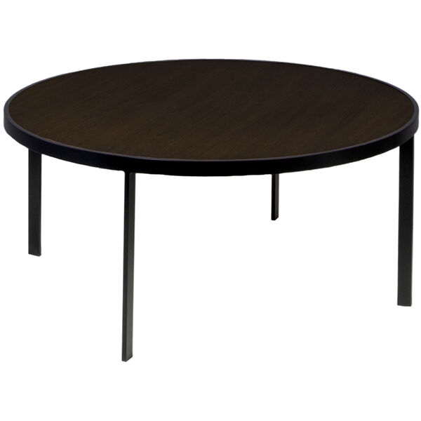 Square Sofabord Ø93x40 cm Sort/I Sort Eg
