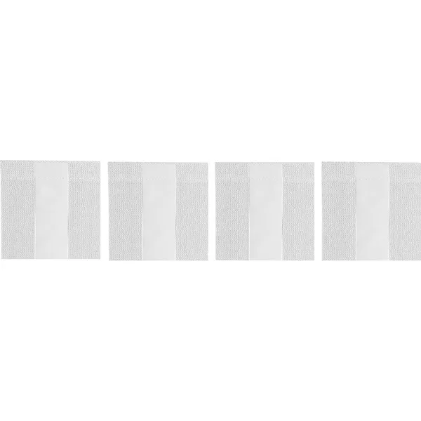 Wide Stripe Glasunderlägg 10x10 cm 4-pack Vit