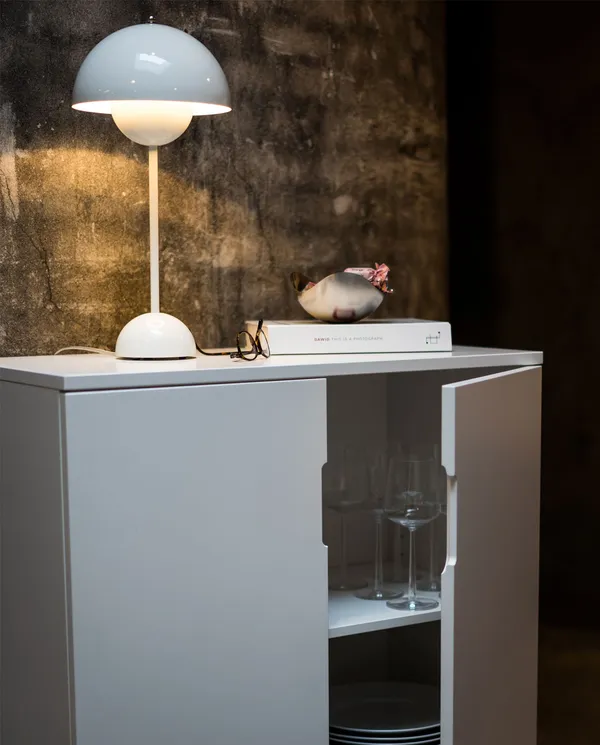 Aoko Skab Hvidt Glass Doors
