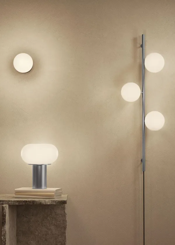 Stringball Bordlampe Nikkel
