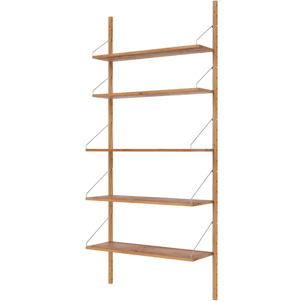 Library Hylde 1852cm Stål/Eg
