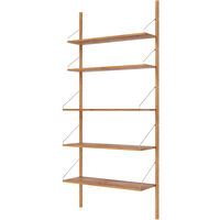Library Hylde 1852cm Stål/Eg
