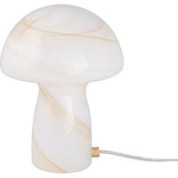 Fungo Swirl Bordlampe 16 cm Beige