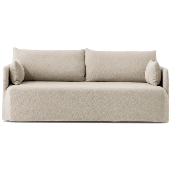 Offset Sofa 2-seters Avtagbar Stopning Logan Sand