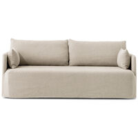 Offset Sofa 2-seters Avtagbar Stopning Logan Sand