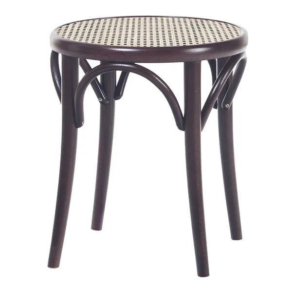 No 60 Taburet Rattan/Sort