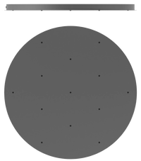 Miira 13 Kattokruunu 920 mm Rock Grey / Kirkas