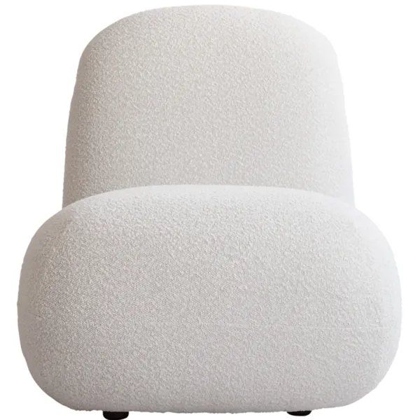 Toe Flat Lænestol Offwhite Bouclé