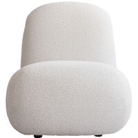 Toe Flat Lænestol Offwhite Bouclé