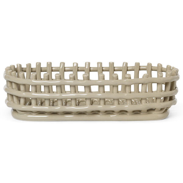 Ceramic Kurv Oval Cashmere