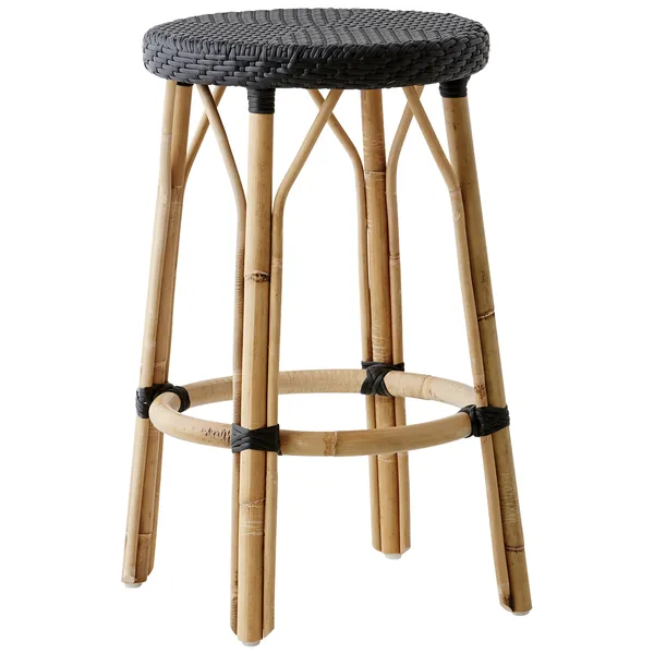 Simone Barstol 68 cm Svart