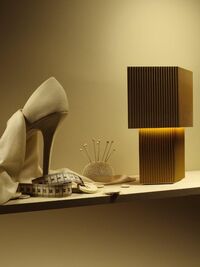 Romb Mini Bordlampe Bærbar Cumin