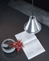 Belle Pendant Ø15 Brushed Aluminium