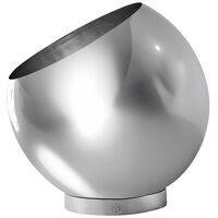 Globe Urtepotte Ø21 cm Sølv