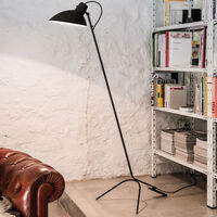 VV Cinquanta Gulvlampe Sort
