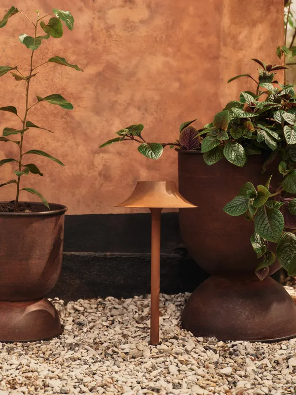 Cortivo Outdoor Solar Light Rust Lampa Rost
