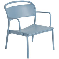 Linear Loungefåtölj Stål Pale Blue