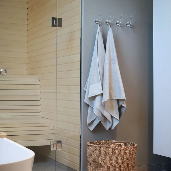 Håndklæde 70x140 cm 2-pak Stone Grey