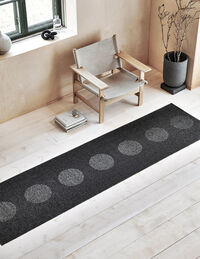 Vera 2.0 Teppe Black / Black Metallic 70x280 cm