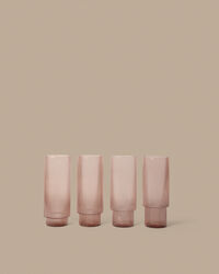 Ripple Longdrinkglass 4-pk Blush
