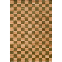 Chess Jutematta 200x300 cm Natur / Grön
