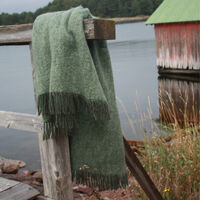 Mohair Pledd 130x170 cm Moss