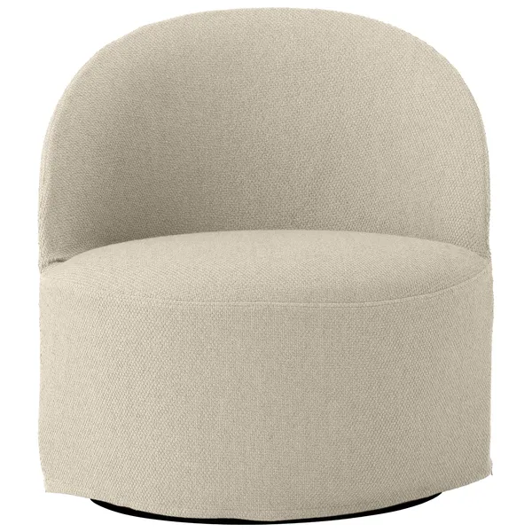 Tearoom Loungestol Med Drejefod Logan Sand