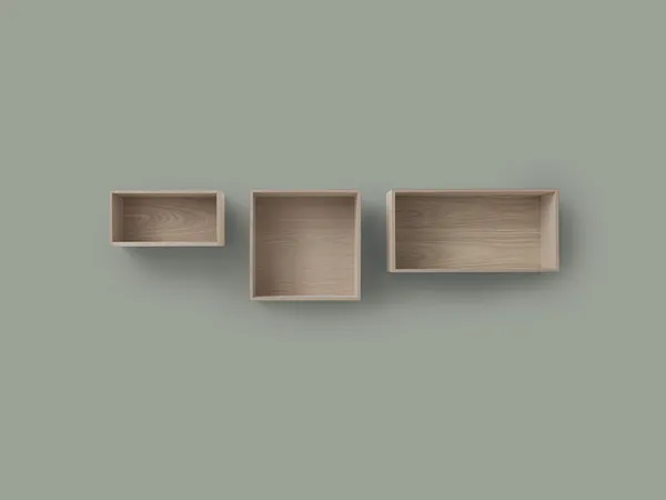 Mini Stacked Hylde Eg / Lysegrå