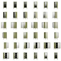 Store Skåp 50x110 cm Mossgrön