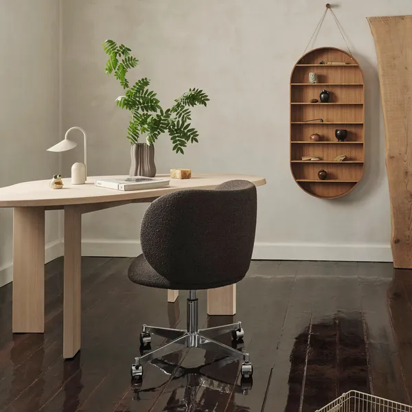 Oval Dorm Hylde 110 x 54 cm Oiled Oak