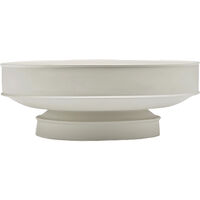 Raised Bowl Xl Alabaster Dune Kulho Valkoinen