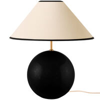 Iris 35 Bordlampe Sort