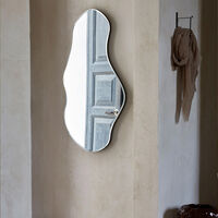 Pond Spejl 110x63 cm Dark Chrome