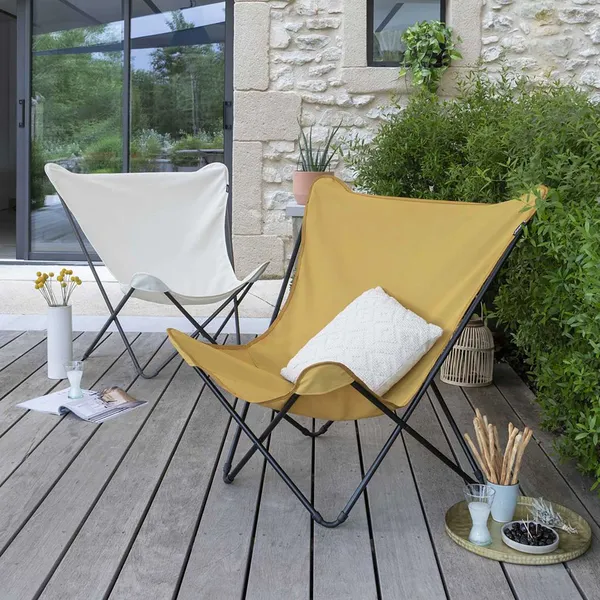 POP UP XL Solstol Ecru/Svart
