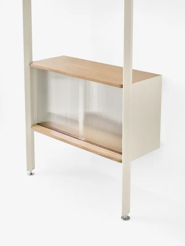 Rombe IF1/IF6 Hyllyjärjestelmä Config C Alabaster