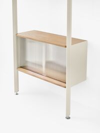 Rombe IF1/IF6 Hyllyjärjestelmä Config C Alabaster