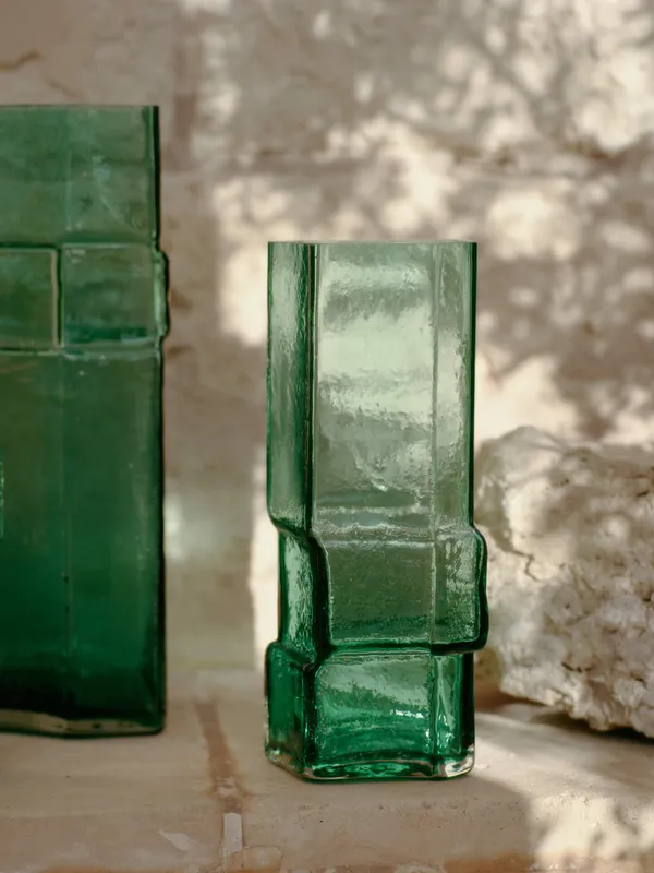 Muro Vase 30 cm Grønn
