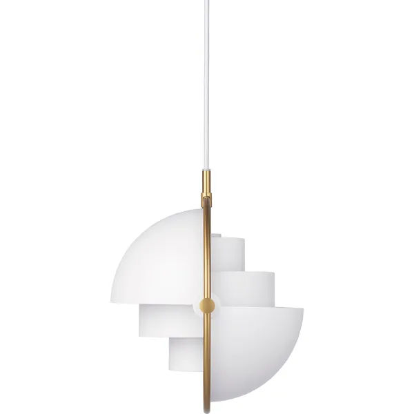 Multi-Lite Pendel Ø255 cm Messing / Hvit