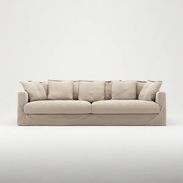 Le Grand Air 4-Seter Sofa Bomull Beige