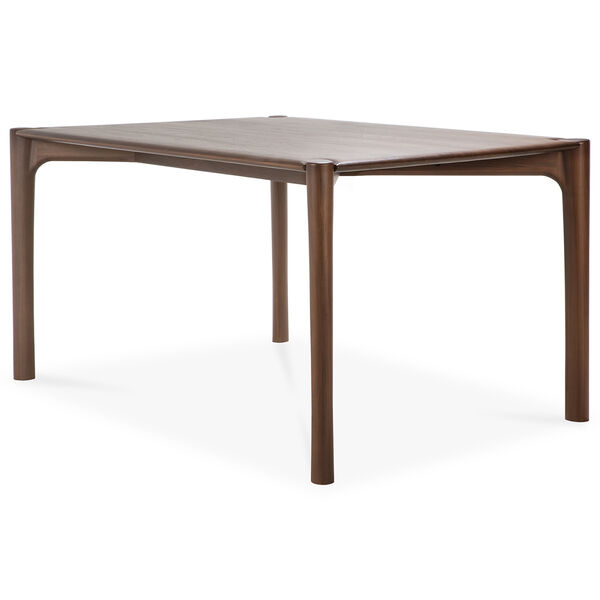 PI Spisebord Mørkbeiset Teak 80x160 cm