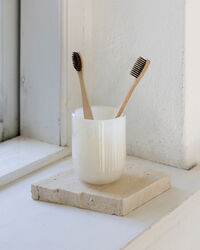 Opal Toothbrush Holder Linen